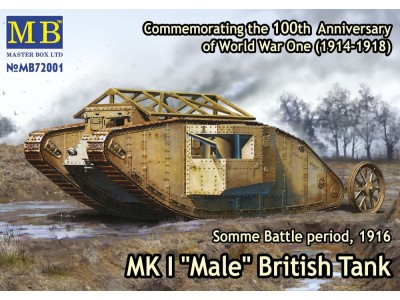 Mk I "Male"British tank,Somme battle1916 