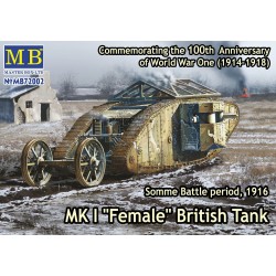 Mk I"Female"British tank,Somme battle 1916 