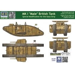 MK I Male British tank,Special modificat 