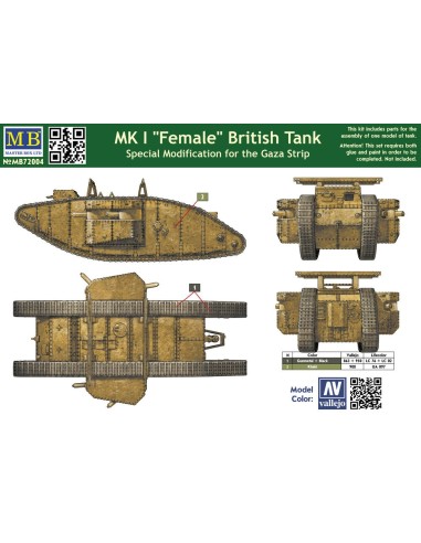 Mk I Female British tank,Specila modific 