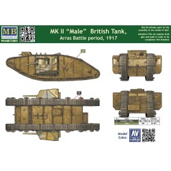 Mk II Male British tank.Arras Battle per 