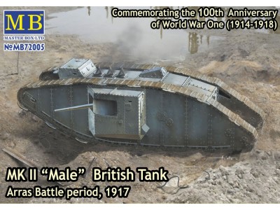 Mk II Male British tank.Arras Battle per 