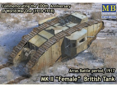 Mk II Female British tank.Arras Battle 