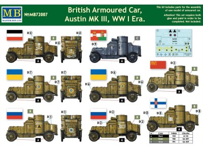 Austin Mk.III British armored car1914-18 