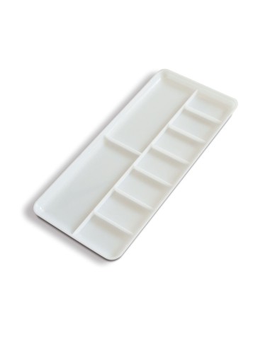 Rectangular palette 18x8,5 cm 
