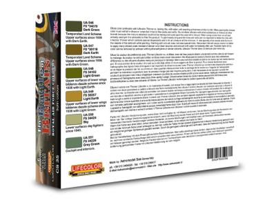 Battle Of Britain, Royal Air Force Colors 6 x 22 ml 