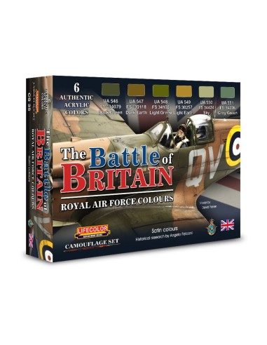 Battle Of Britain, Royal Air Force Colors 6 x 22 ml 