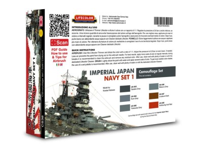Imperial Japan Navy WWII, Late War, Set N. 1 6 x 22 ml 