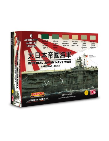 Imperial Japan Navy WWII, Late War, Set N. 2 6 x 22 ml 