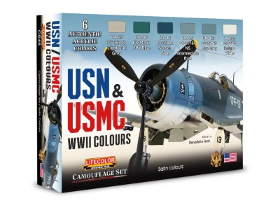 USN & USMC WWII Colors 6 x 22 ml 