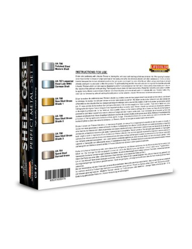 Shell Case – Perfect Metals Set 1 6 x 22 ml 