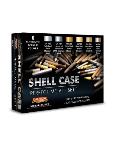 Shell Case – Perfect Metals Set 1 6 x 22 ml 