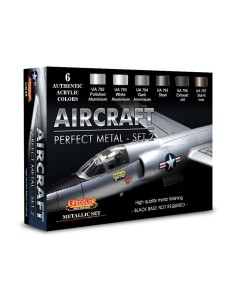Aircraft– Perfect Metals Set 2 6 x 22 ml  2