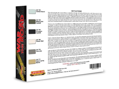 War On The Road – Concrete Tarmac & Plaster 6 x 22 ml 