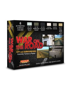 War On The Road – Concrete Tarmac & Plaster 6 x 22 ml  2