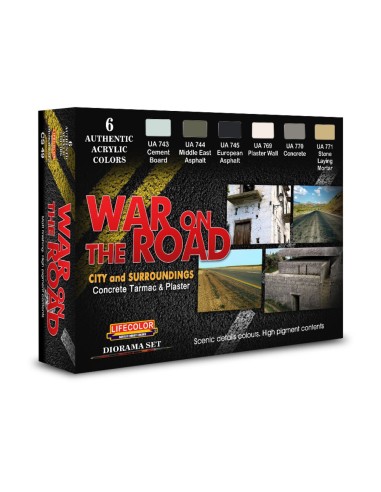 War On The Road – Concrete Tarmac & Plaster 6 x 22 ml 