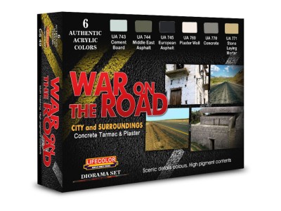 War On The Road – Concrete Tarmac & Plaster 6 x 22 ml 