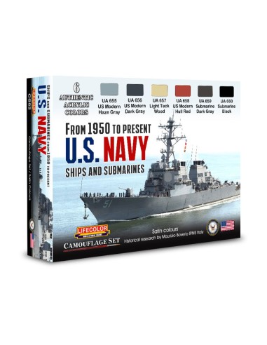 US Navy From 1950 To Present 6 x 22 ml 