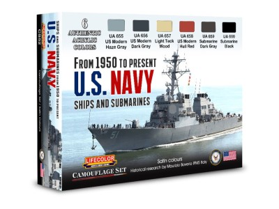 US Navy From 1950 To Present 6 x 22 ml 