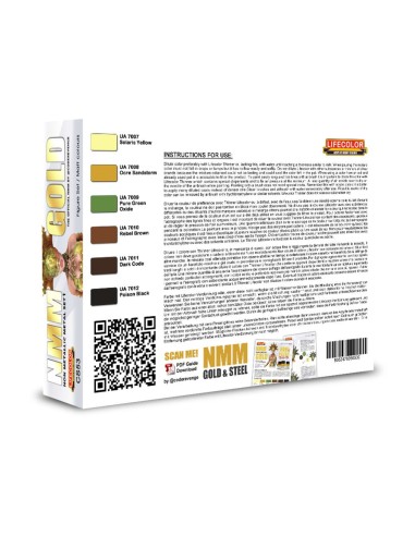 NMM – Non Metallic Metal – Set 1 GOLD 6 x 22 ml 