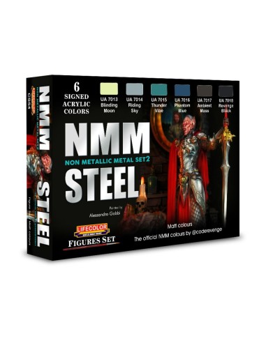 NMM – Non Metallic Metal – Set 2 STEEL 6 x 22 ml 