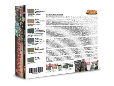 Feldgrau – 1943-1945 – German Military Uniforms 6 x 22 ml 