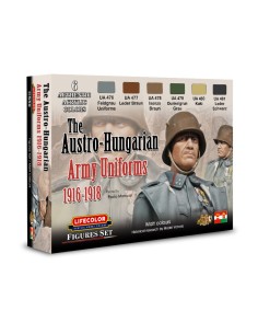 The Austro-Hungarian Army Uniforms 1916-1918 6 x 22 ml  2