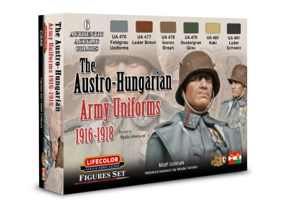 The Austro-Hungarian Army Uniforms 1916-1918 6 x 22 ml 