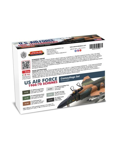 US Air Force 1960-1970 Camouflage 6 x 22 ml 