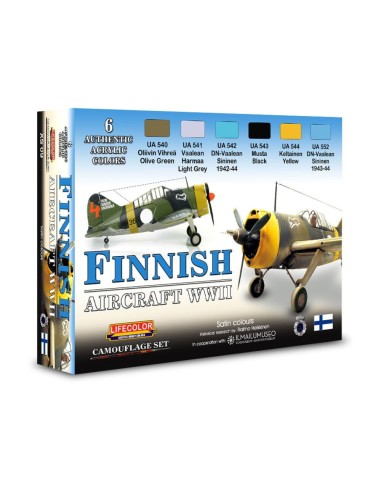 Finnish Aircraft WWII 6 x 22 ml 