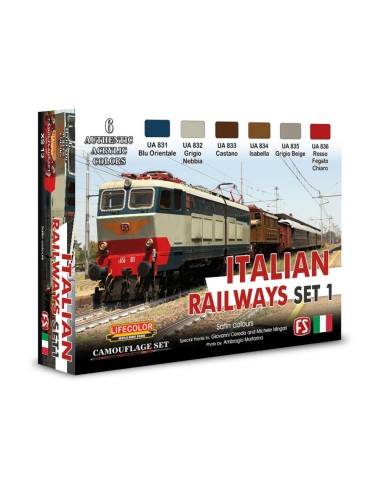 Italian Railways Set # 1 6 x 22 ml 