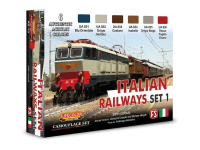 Italian Railways Set # 1 6 x 22 ml 