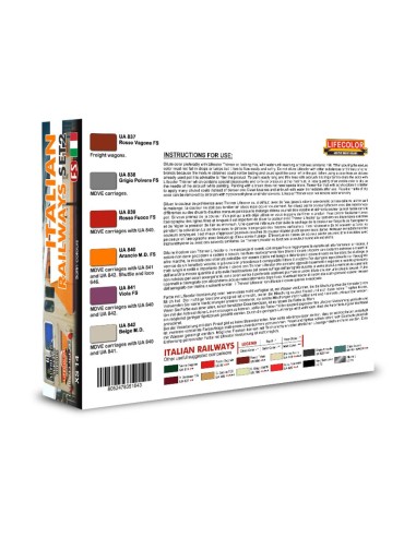 Italian Railways Set # 2 6 x 22 ml 