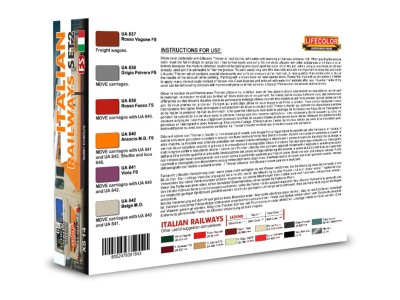 Italian Railways Set # 2 6 x 22 ml 