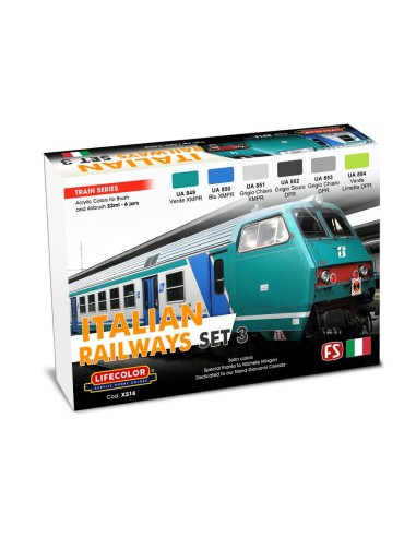 Italian Railways Set # 3 6 x 22 ml 