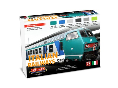 Italian Railways Set # 3 6 x 22 ml 