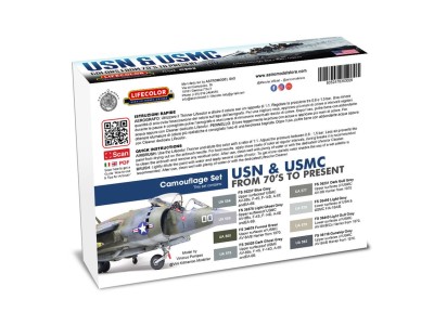 USN & USMC Colors From 70'S To Present 8 x 22 ml 