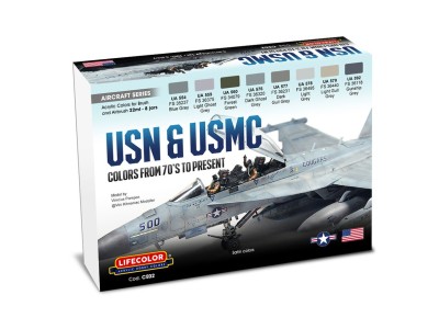 USN & USMC Colors From 70'S To Present 8 x 22 ml 