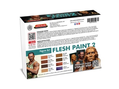 Flesh Paint Set 2 8 x 22 ml 