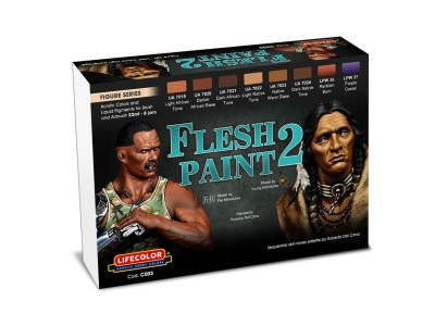 Flesh Paint Set 2 8 x 22 ml 