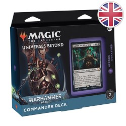 MAGIC WARHAMMER NECRON DYNASTIES COMMANDER DECK ANGLAIS