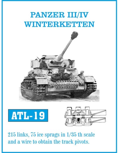 Tracks for Pz III / IV Ostkette mit separaten Greifern mit separaten Greifern 