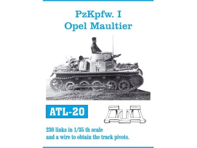 Tracks for Pz I / Opel Maultier 
