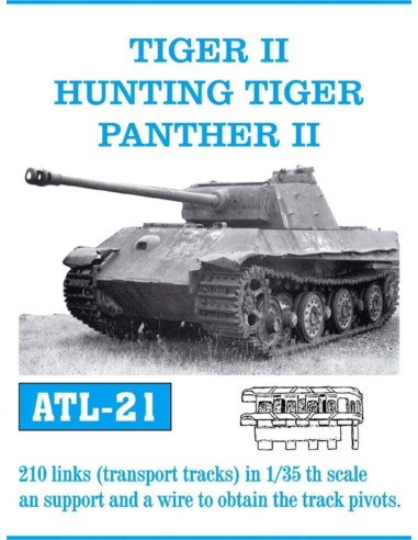 Tracks for Tiger II Transportkette / Panther II 