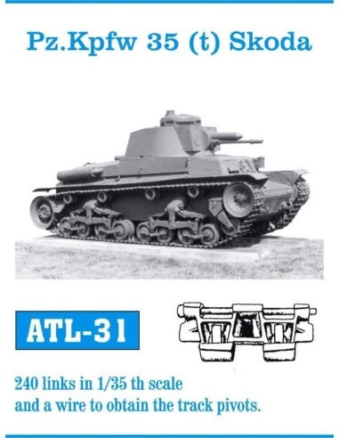 Tracks for Pz.Kpfw 35 (t) Skoda 