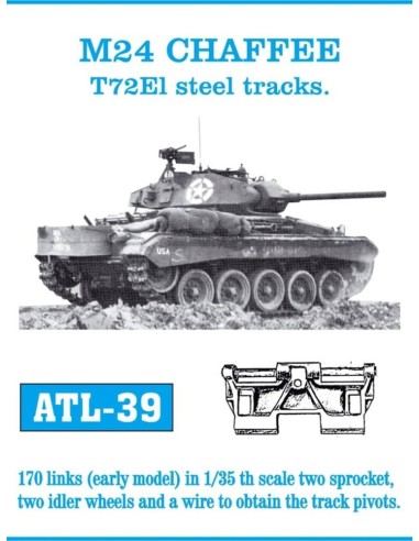 Tracks for M24 CHAFFEE 