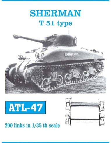 Tracks for Sherman T 51 Type 