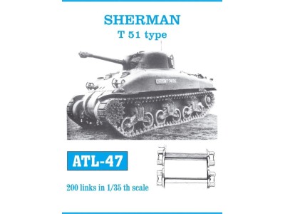 Tracks for Sherman T 51 Type 