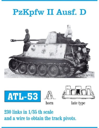 Tracks for PzKpfw. Marder II Ausf.D Flammpz.II late Flammpz.II late 