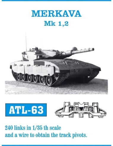 Tracks for Merkava Mk 1.2 